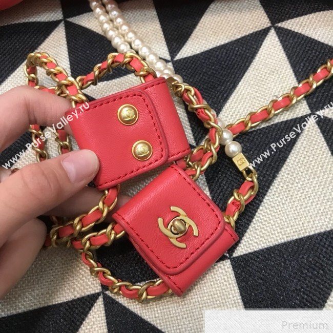Chanel Side-packs Flap Bag AS0614 Red 2019 (JDH-9042254)