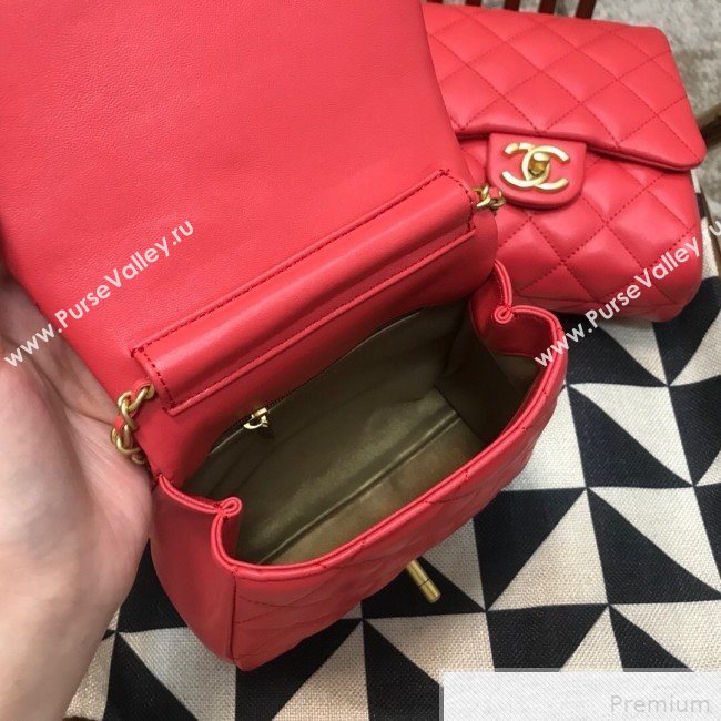 Chanel Side-packs Flap Bag AS0614 Red 2019 (JDH-9042254)