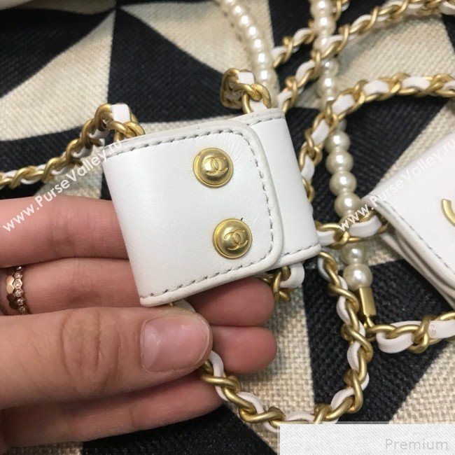 Chanel Side-packs Flap Bag AS0614 White 2019 (JDH-9042253)