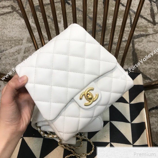 Chanel Side-packs Flap Bag AS0614 White 2019 (JDH-9042253)