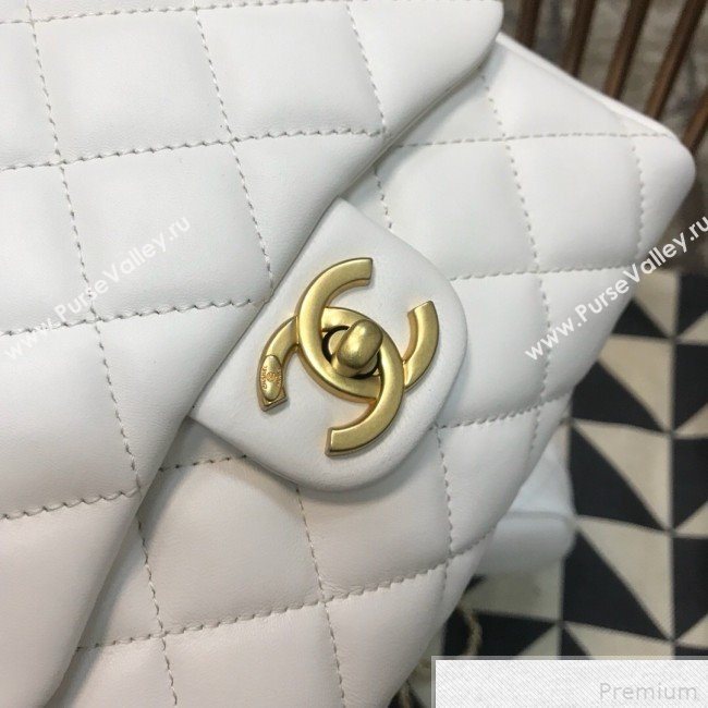 Chanel Side-packs Flap Bag AS0614 White 2019 (JDH-9042253)