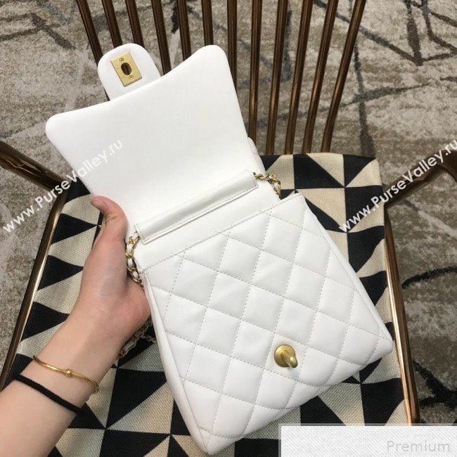 Chanel Side-packs Flap Bag AS0614 White 2019 (JDH-9042253)