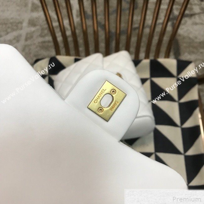 Chanel Side-packs Flap Bag AS0614 White 2019 (JDH-9042253)