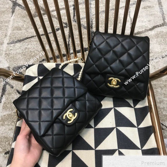 Chanel Side-packs Flap Bag AS0614 Black 2019 (JDH-9042252)