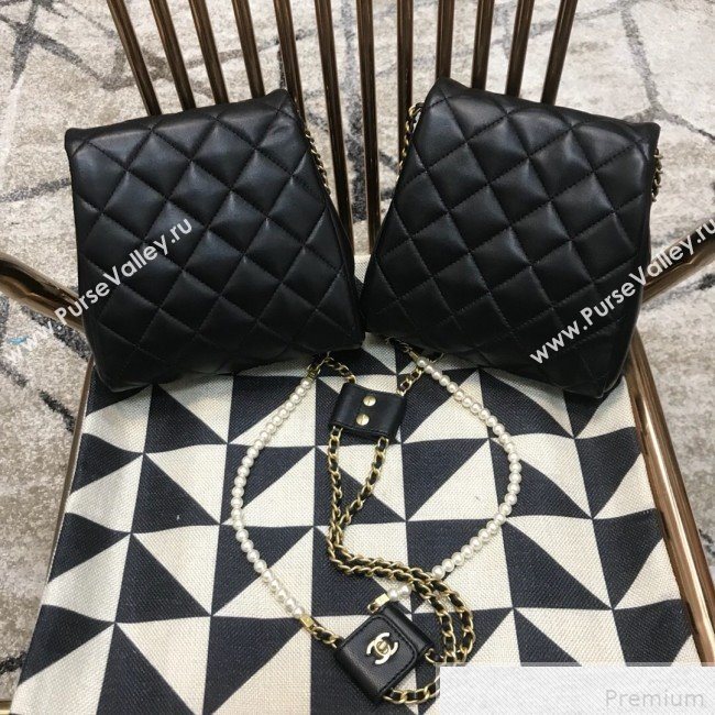 Chanel Side-packs Flap Bag AS0614 Black 2019 (JDH-9042252)