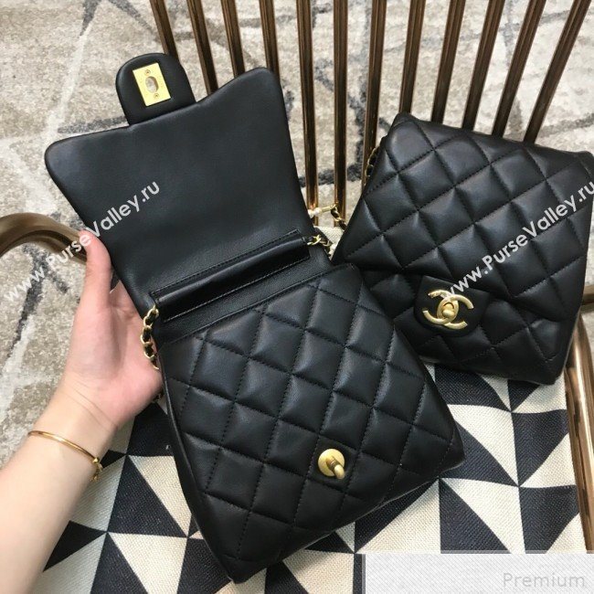 Chanel Side-packs Flap Bag AS0614 Black 2019 (JDH-9042252)