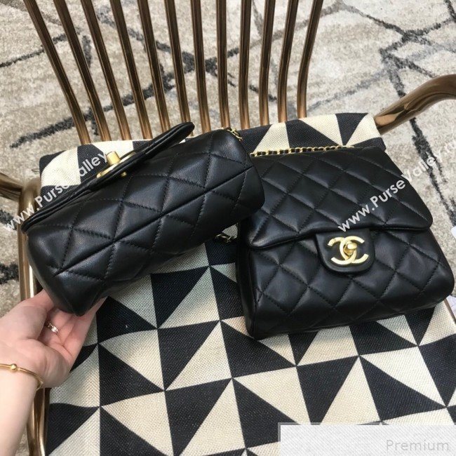 Chanel Side-packs Flap Bag AS0614 Black 2019 (JDH-9042252)