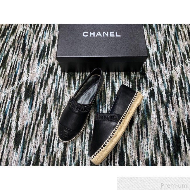 Chanel Espadrilles G34431 Black 2019 (HANB-9042460)