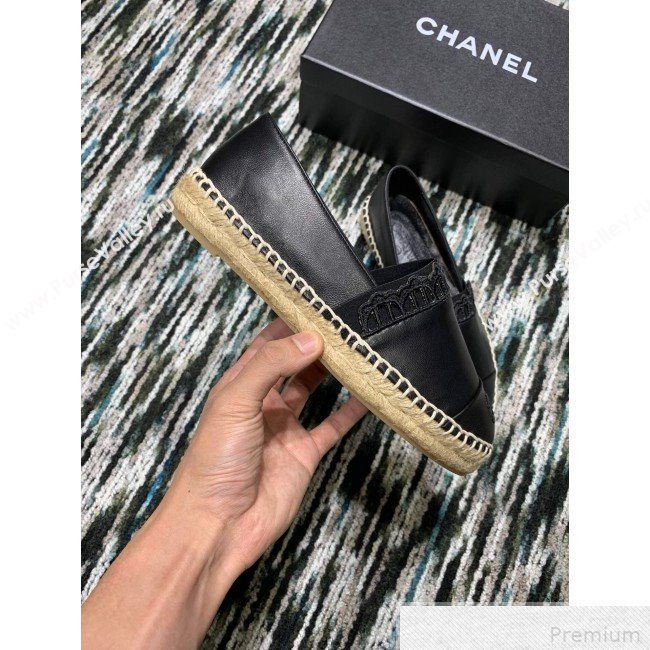 Chanel Espadrilles G34431 Black 2019 (HANB-9042460)