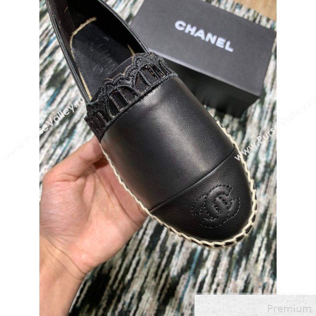 Chanel Espadrilles G34431 Black 2019 (HANB-9042460)