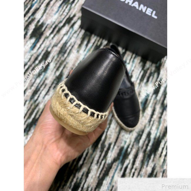 Chanel Espadrilles G34431 Black 2019 (HANB-9042460)