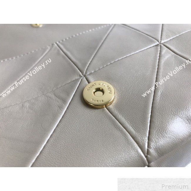 Saint Laurent Medium Jamie Bag in Patchwork Leather 515821 Apricot 2018 (KTS-9042420)