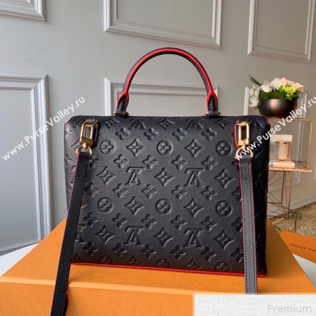 Louis Vuitton Marignan Messenger Bag in Empreinte Leather M44545 Navy Blue/Red 2019 (KD-9042617)