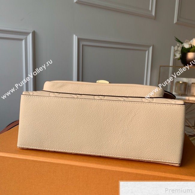 Louis Vuitton Marignan Messenger Bag in Empreinte Leather M44545 Crème Beige/Caramel 2019 (KD-9042628)