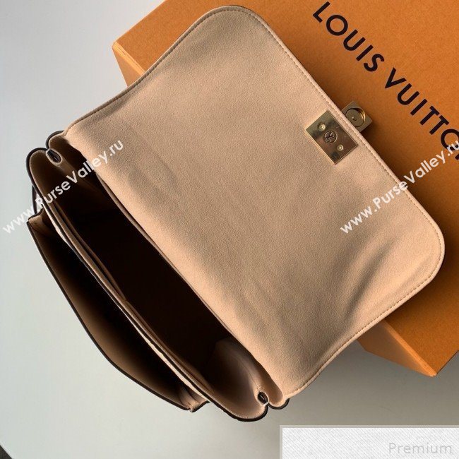 Louis Vuitton Marignan Messenger Bag in Empreinte Leather M44545 Crème Beige/Caramel 2019 (KD-9042628)