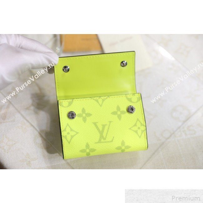 Louis Vuitton Discovery Compact Wallet M67629 Lime Green (LVSJ-9042632)