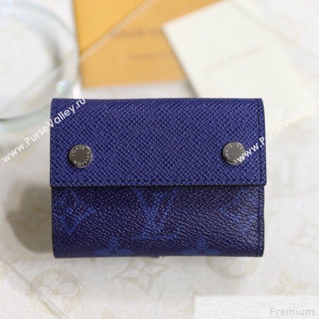 Louis Vuitton Discovery Compact Wallet M67620 Navy Blue (LVSJ-9042634)