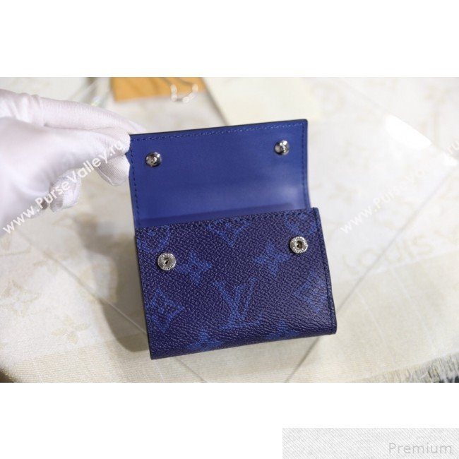 Louis Vuitton Discovery Compact Wallet M67620 Navy Blue (LVSJ-9042634)