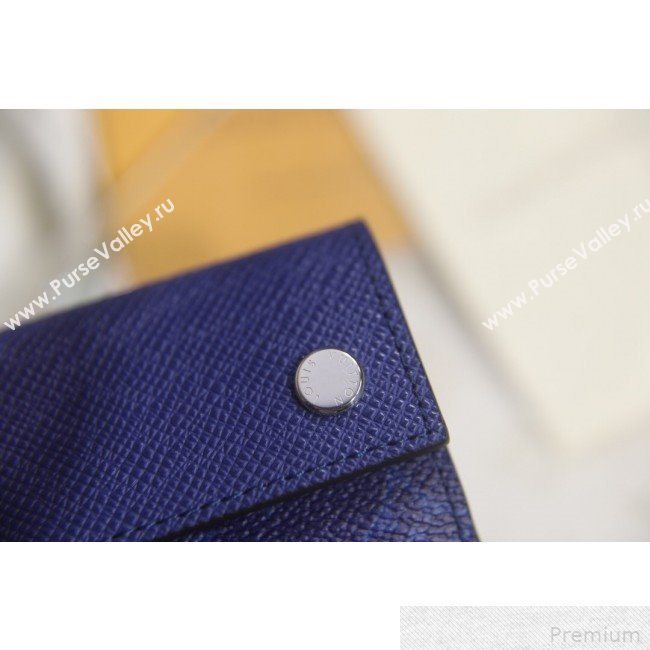 Louis Vuitton Discovery Compact Wallet M67620 Navy Blue (LVSJ-9042634)