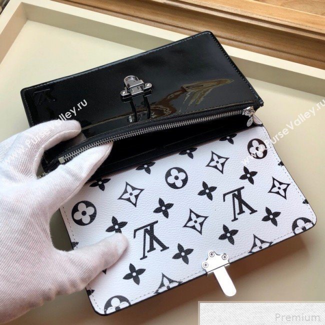 Louis Vuitton Cherrywood WOC Chain Wallet in Patent Leather M67793 Black 2019 (LVSJ-9042636)