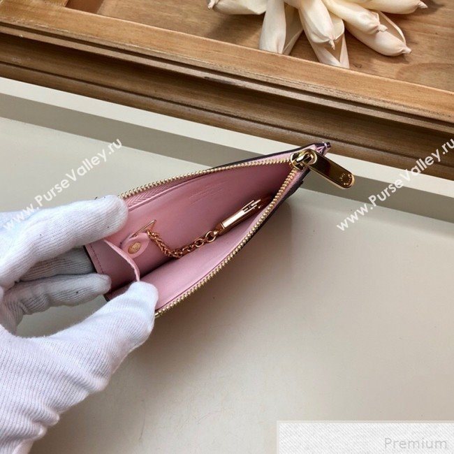 Louis Vuitton Venice Key Pouch in Patent Leather M63853 Light Pink (LVSJ-9042639)