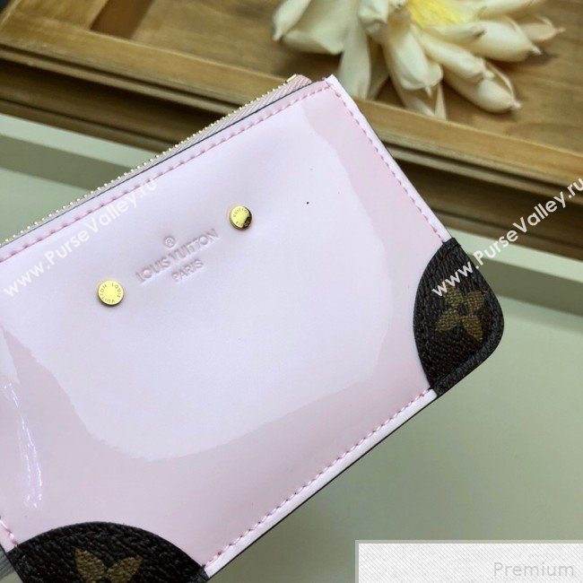 Louis Vuitton Venice Key Pouch in Patent Leather M63853 Light Pink (LVSJ-9042639)