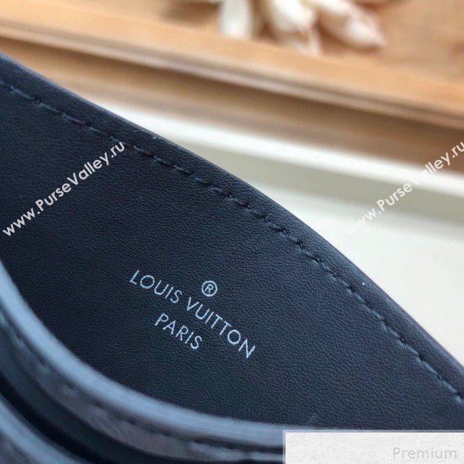 Louis Vuitton Venice Card Holder in Patent Leather M67639 Black (LVSJ-9042640)