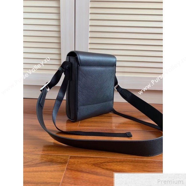 Prada Saffiano Leather Shoulder Bag 2VD019 Black 2019 (RUISI-9042704)