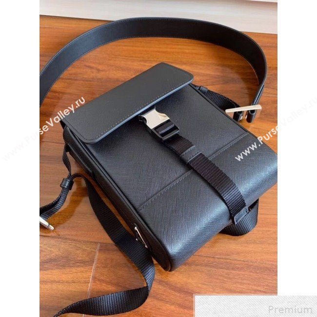 Prada Saffiano Leather Shoulder Bag 2VD019 Black 2019 (RUISI-9042704)