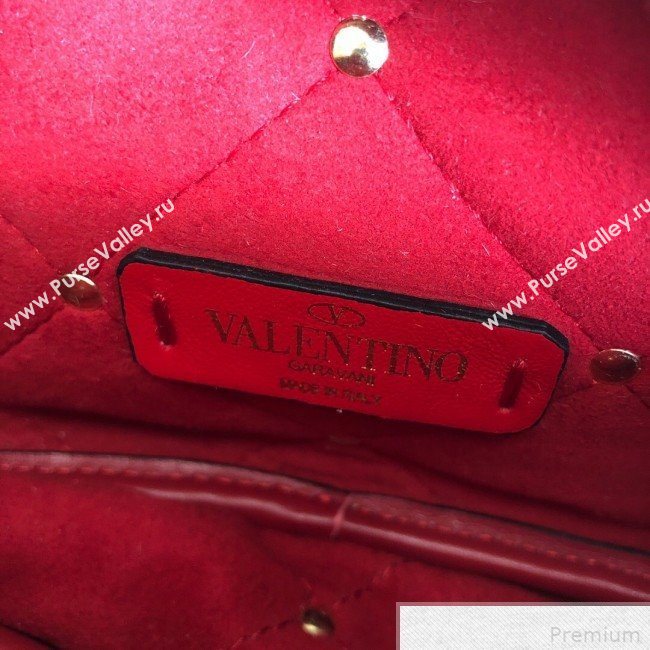 Valentino Small Quilted Boomstud Crossbody Camera Bag Red 2019 (JJ3-9042709)