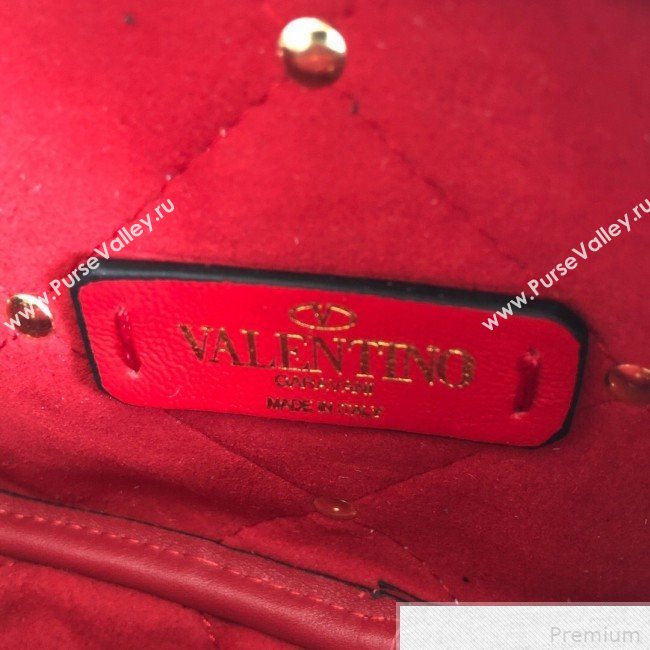 Valentino Small Quilted Boomstud Crossbody Camera Bag Light Blue 2019 (JJ3-9042710)