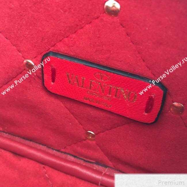 Valentino Small Quilted Boomstud Crossbody Camera Bag Dusty Pink 2019 (JJ3-9042711)