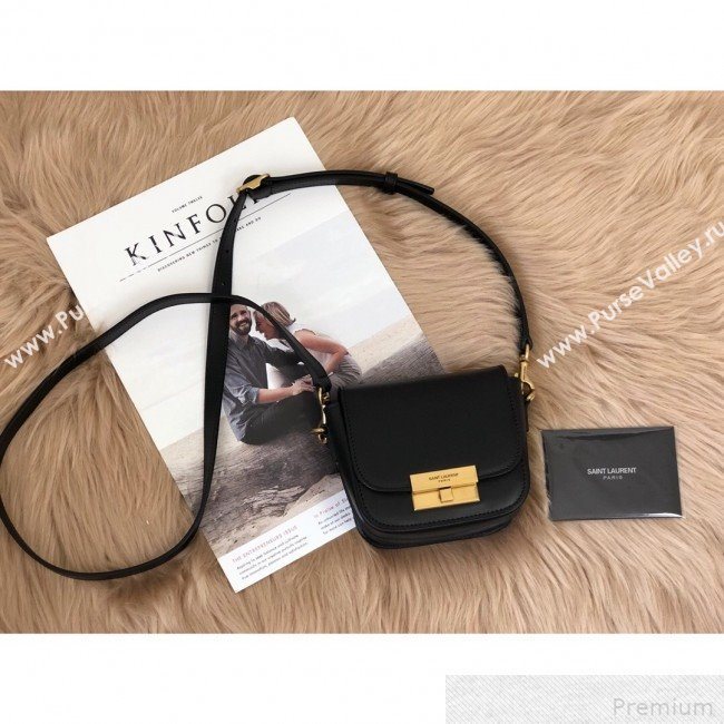 Saint Laurent Betty Mini Satchel in Smooth Leather 566959 Black 2019 (KTS-9042718)