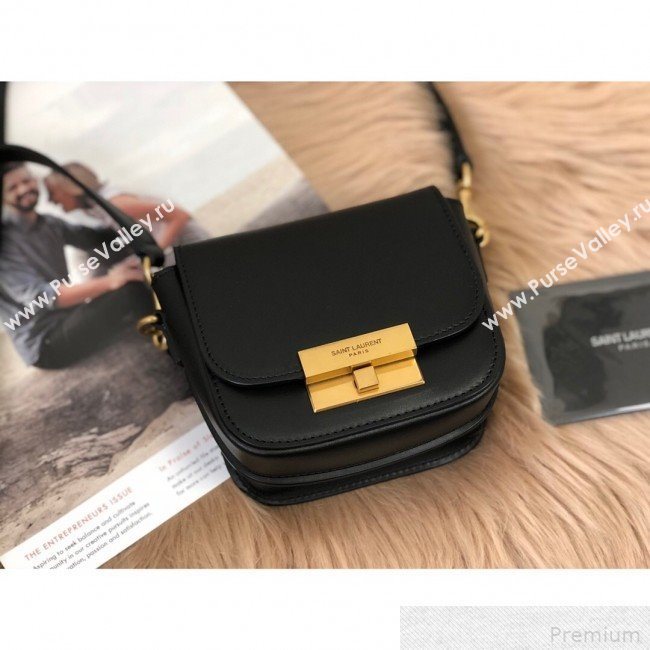 Saint Laurent Betty Mini Satchel in Smooth Leather 566959 Black 2019 (KTS-9042718)