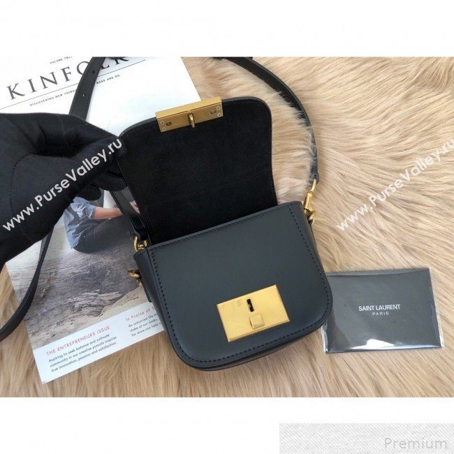 Saint Laurent Betty Mini Satchel in Smooth Leather 566959 Black 2019 (KTS-9042718)