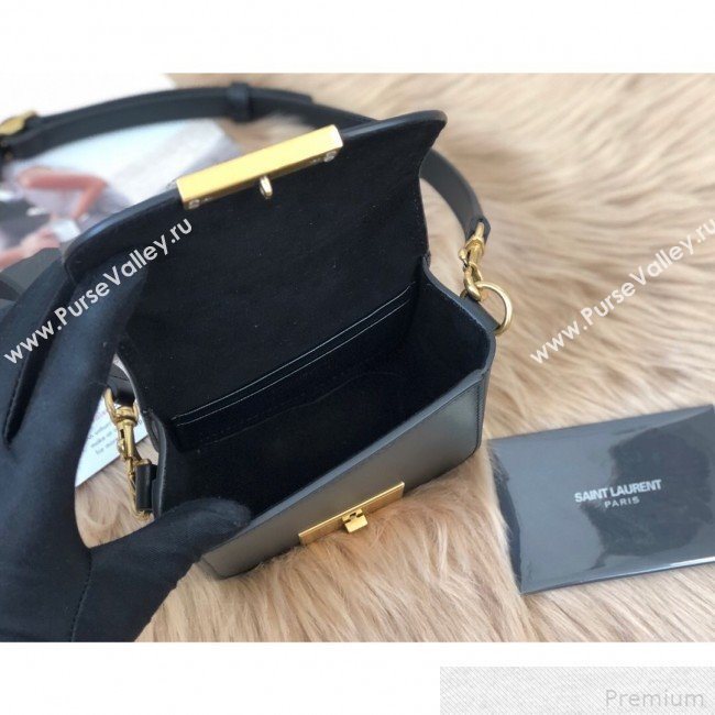 Saint Laurent Betty Mini Satchel in Smooth Leather 566959 Black 2019 (KTS-9042718)