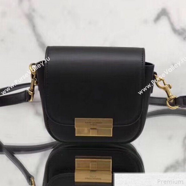 Saint Laurent Betty Mini Satchel in Smooth Leather 566959 Black 2019 (KTS-9042718)