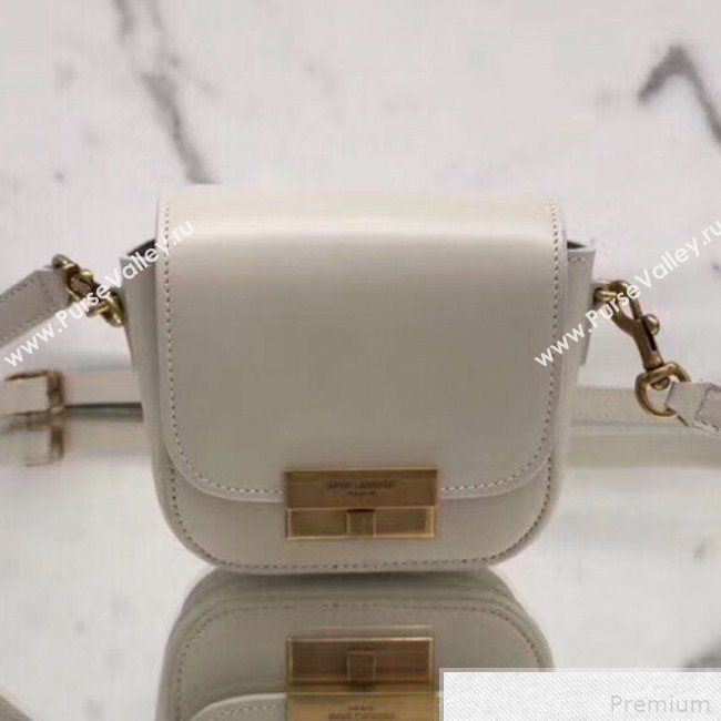 Saint Laurent Betty Mini Satchel in Smooth Leather 566959 White 2019 (KTS-9042717)