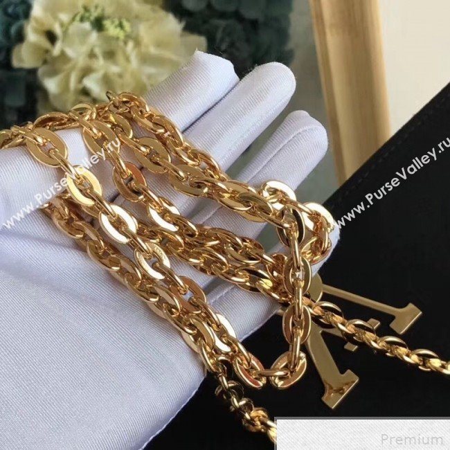 Louis Vuitton Louise Chain GM Bag M51631 Black 2019 (XYS-9041943)