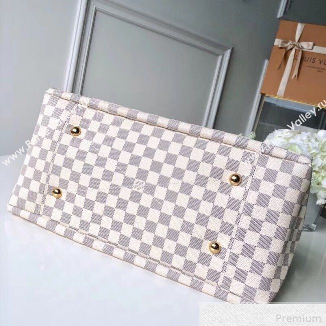 Louis Vuitton Artsy MM Top Handle Bag in Damier Azur Canvas N41174 2018 (KIKI-9042014)