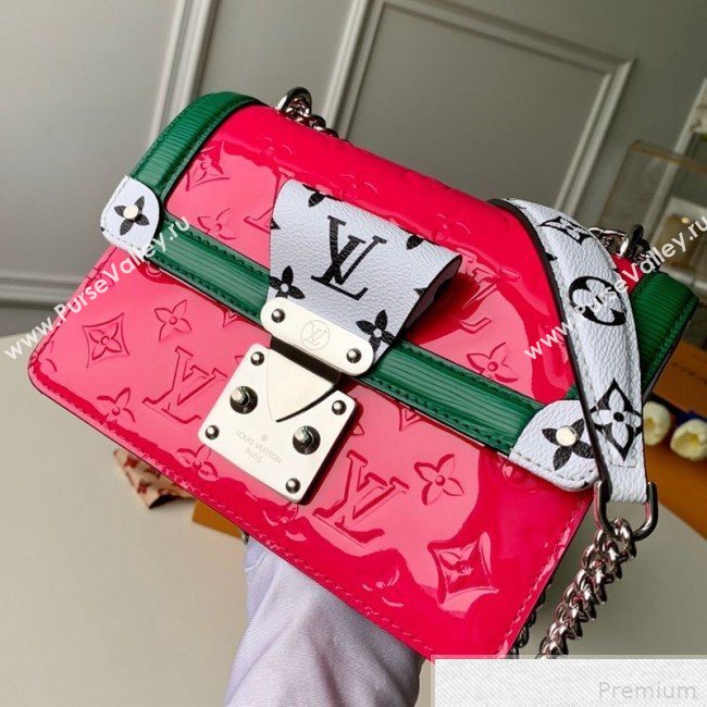 Louis Vuitton LV Wynwood Shoulder Bag in Red Vernis Leather M90443 2019 (KD-9041830)