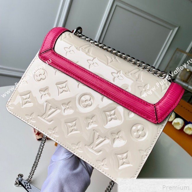 Louis Vuitton LV Wynwood Shoulder Bag in Creme White Vernis Leather M90442 2019 (KD-9041831)