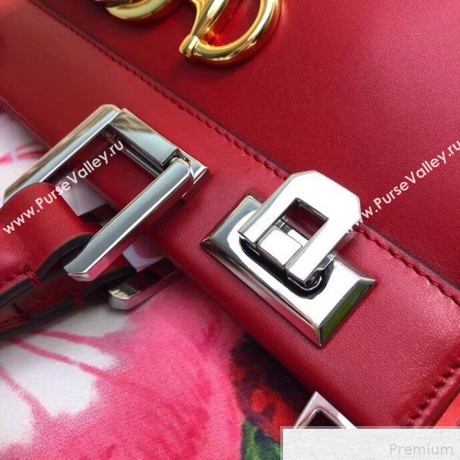 Gucci Zumi Grainy Leather Small Top Handle Bag ‎569712 Red 2019 (DLH-9041837)