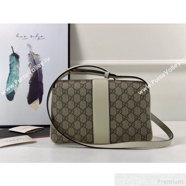 Gucci Arli GG Small Shoulder Bag 550129 White 2019 (DLH-9041839)