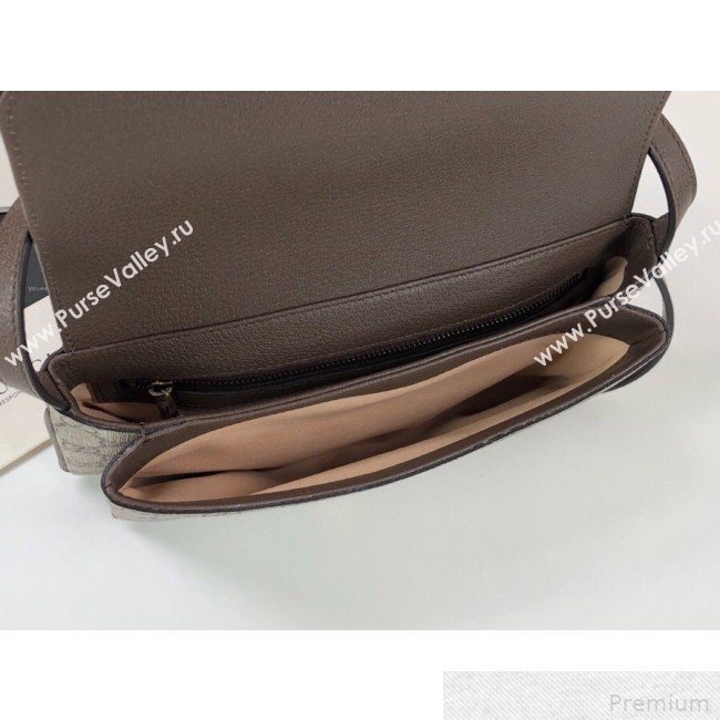 Gucci Arli GG Small Shoulder Bag 550129 Coffee 2019 (DLH-9041840)