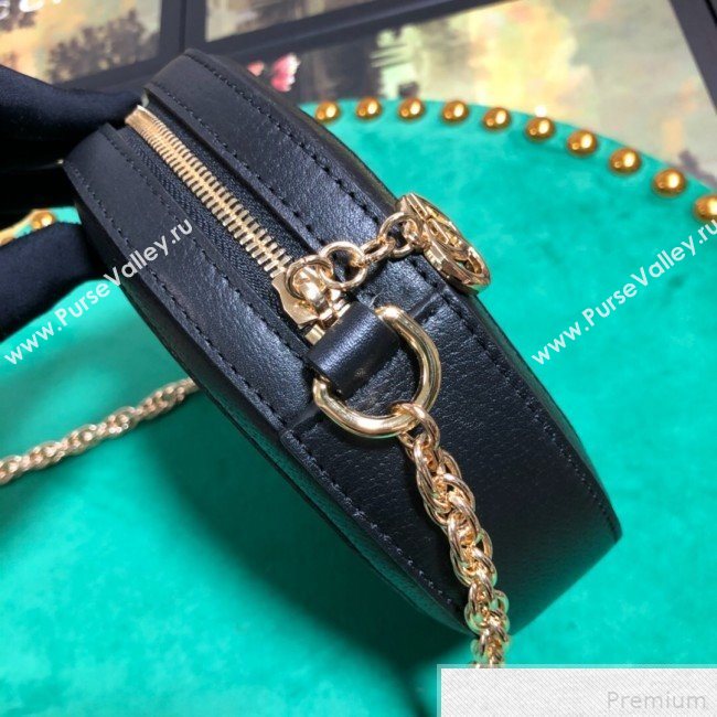 Gucci Ophidia Mini Round Shoulder Bag ‎550618 Black 2019 (BLWX-9041846)