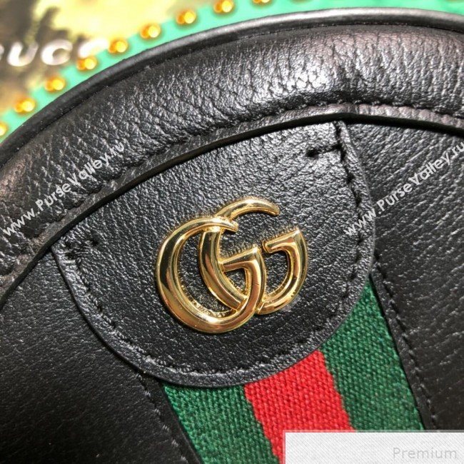 Gucci Ophidia Mini Round Shoulder Bag ‎550618 Black 2019 (BLWX-9041846)