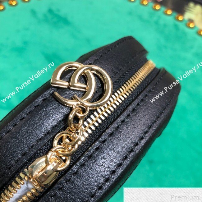 Gucci Ophidia Mini Round Shoulder Bag ‎550618 Black 2019 (BLWX-9041846)