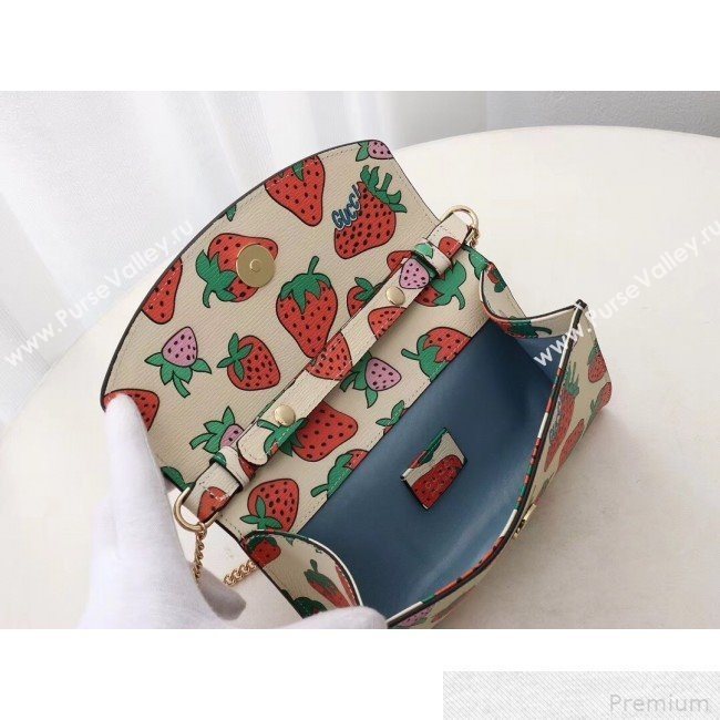 Gucci Zumi Strawberry Print Mini Bag 564718 2019 (JM-9041847)