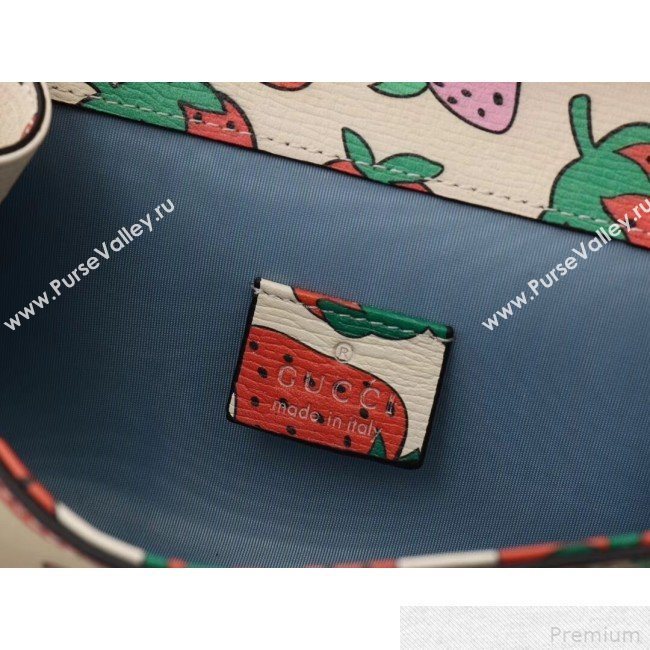 Gucci Zumi Strawberry Print Mini Bag 564718 2019 (JM-9041847)